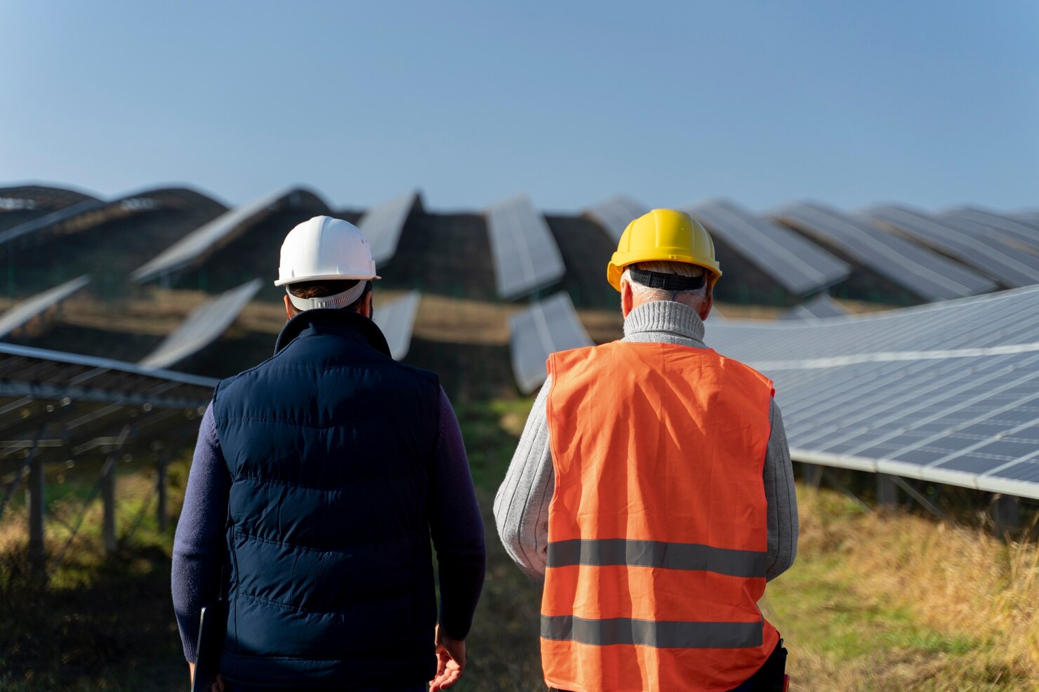 Commercial solar panel array